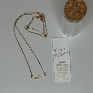 Kris Nations Gold 'Badass' Necklace
